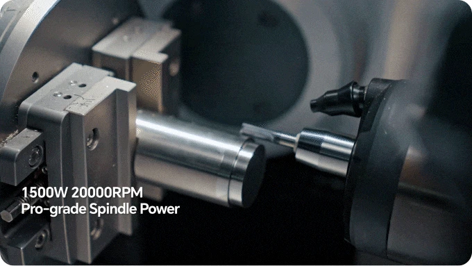 WM-100 1500W 高扭矩主轴与 20000RPM 转速能力