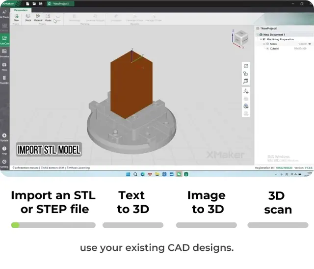 XMakerHub 从模型到刀路再到上机加工的工作流